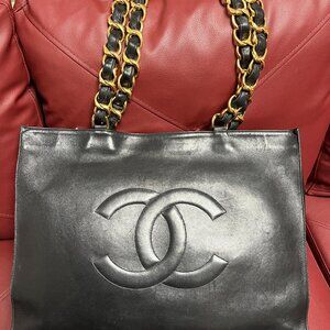Authentic Vintage Chanel Tote